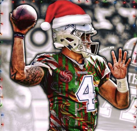 dak prescott christmas card